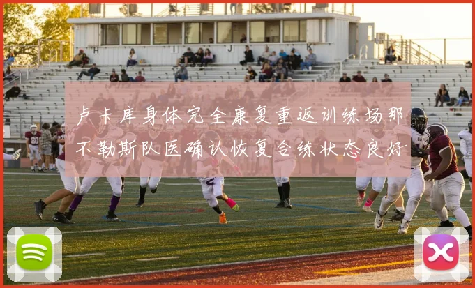 卢卡库身体完全康复重返训练场那不勒斯队医确认恢复合练状态良好